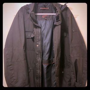 Hawke & Co Outfitter Large Brown Hooded Jacket